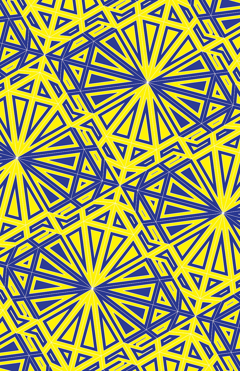 pattern, geometry, lines, tangled, yellow, HD phone wallpaper