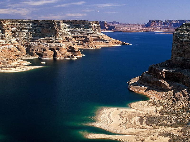 Lake Powell Arizona, hot, nature, cool, HD wallpaper