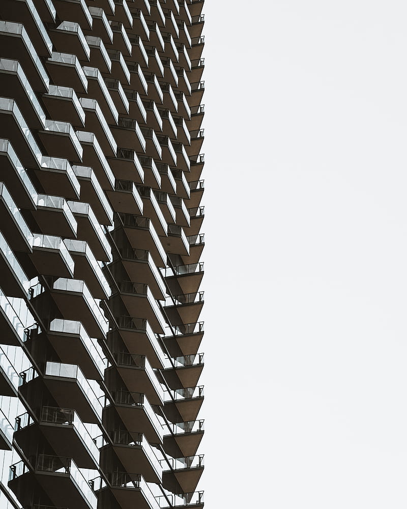 building, minimalism, architecture, high-rise, HD phone wallpaper