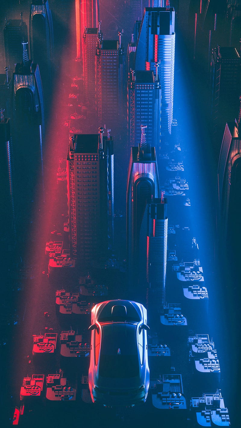 cyberpunk 2077, 2077, car, city, cyberpunk, game, neon, night, night city, HD phone wallpaper