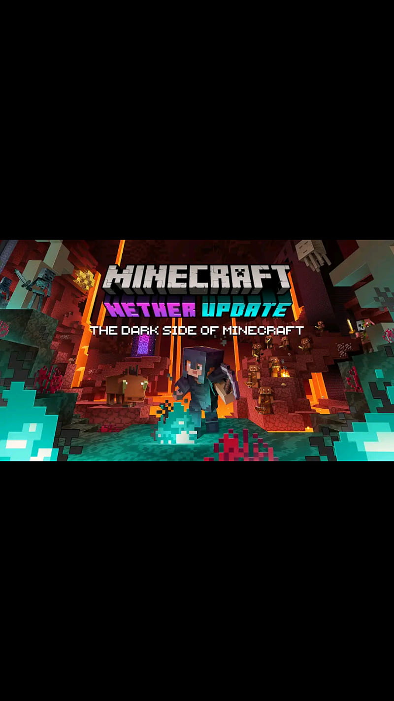 Minecraft update, fiery, game, HD phone wallpaper