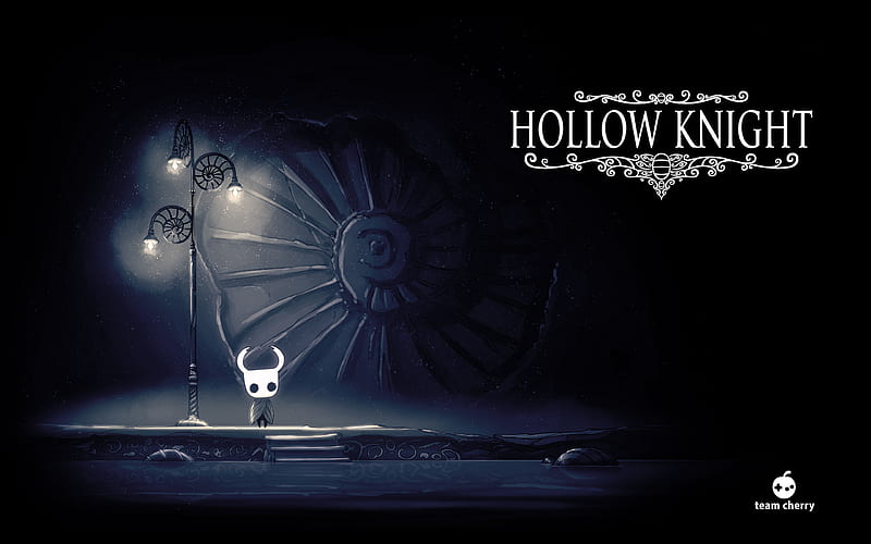 Hollow Knight and Background, Hollow Knight Art, HD wallpaper