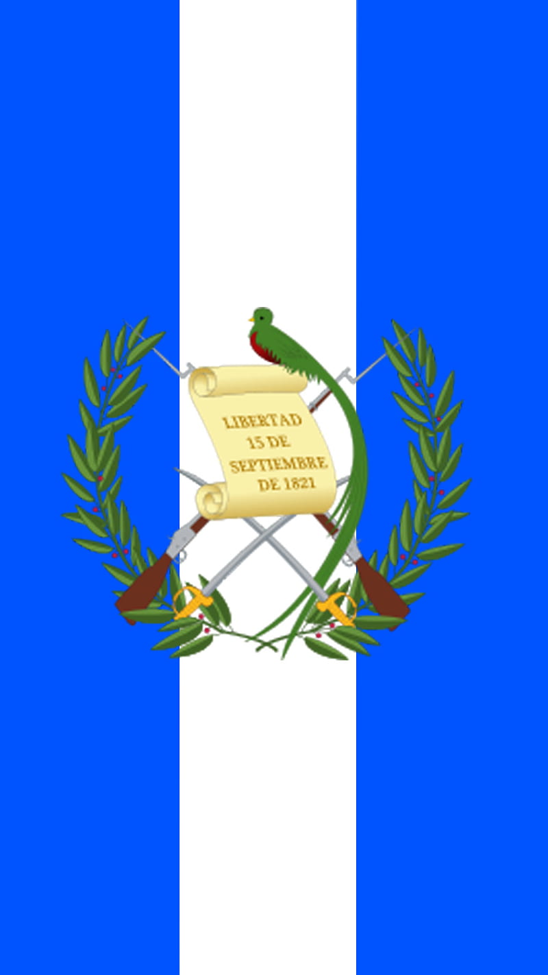 Bandera Guate, azul y blanco, flag, guatemala, HD phone wallpaper