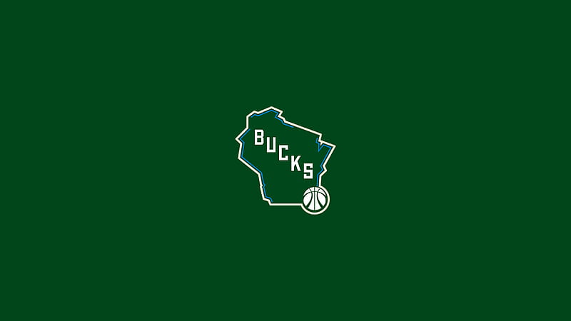 Green Basketball Bucks Emblem NBA Symbol Milwaukee Bucks, HD wallpaper