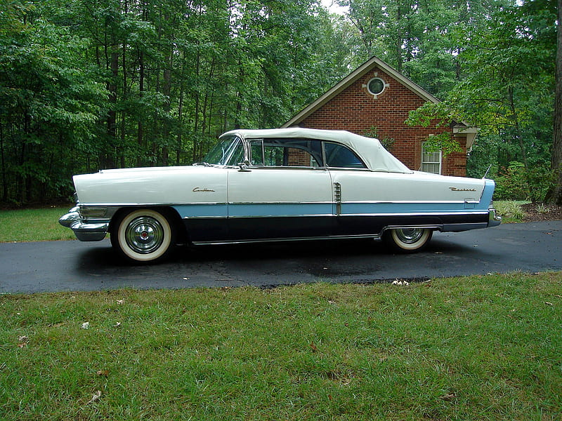 1955 Packard Caribbean, antique, 1955, automobile, car, convertible, packard, classic, caribbean, HD wallpaper