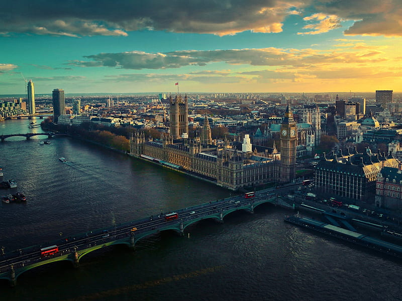 London Bridge, Assorted Building Lot, Cityscape, Big Ben, England • For You, HD wallpaper
