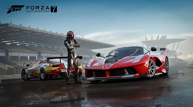 FORZA MOTORSPORT 7 - Posing by the Cars -... Ultra, Games, Forza Motorsport, Racing, carros, Posing, sportscars, videogame, Forza, Motorsport, HD wallpaper