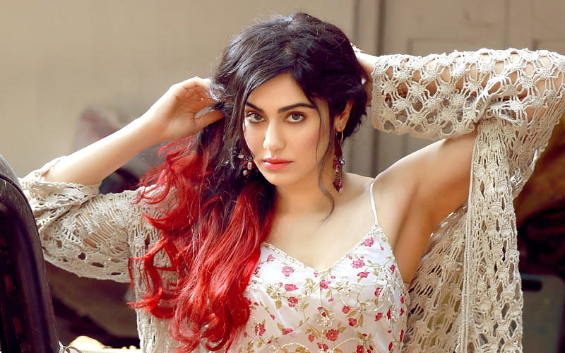 Adah Sharma Bollywood, 2018, hoot, indian actress, beauty, brunette, HD wallpaper