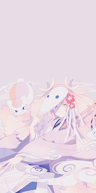 Cute pastel pink anime girl | wallpaper [2560x1440] : r/SoftAesthetic