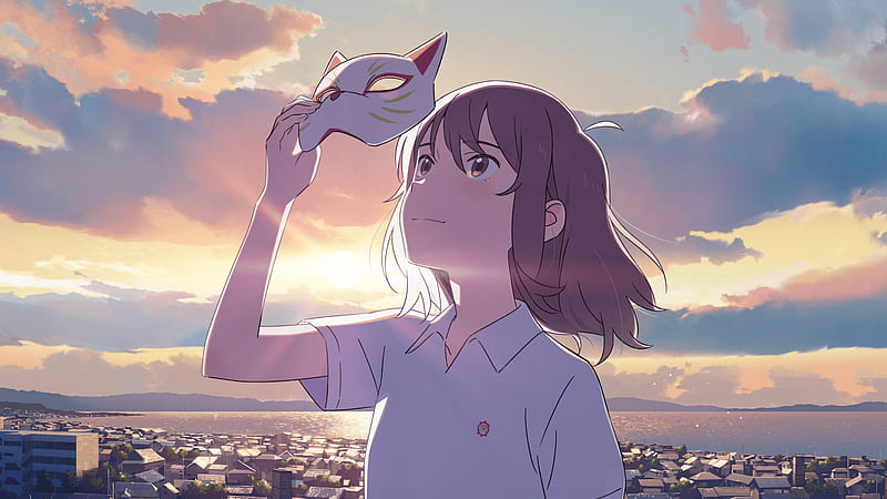 Anime, A Whisker Away, Miyo Sasaki, Nakitai Watashi wa Neko wo Kaburu, HD wallpaper