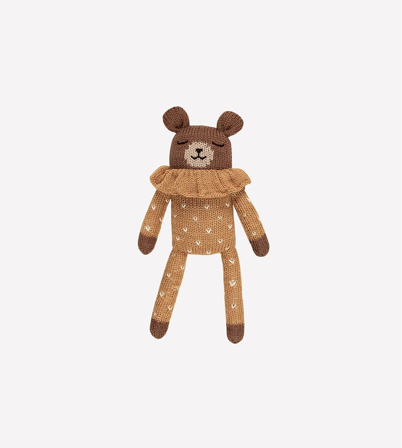 Teddy knit toy. ochre dots pyjamas, Mr Bean with Teddy, HD phone wallpaper