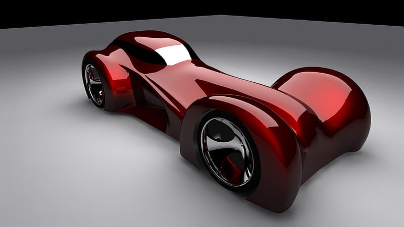 CONCEPT CAR, triton, red, concept, car, HD wallpaper