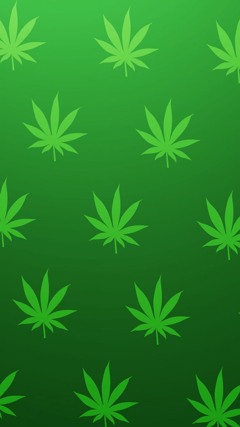 Marijuana Leaf, abstract, background, cannabis, green, leaves, pattern, HD phone wallpaper