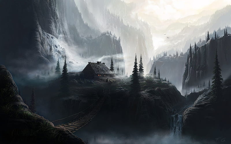 In the high mountains by Fel X, HD wallpaper