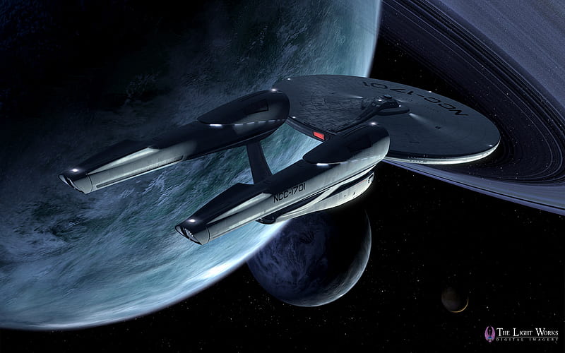Star Trek New 1701 Dorsal View, sci-fi, tv series, star trek, movies, HD wallpaper
