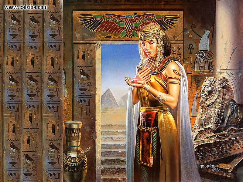 cleopatra, fantasy, girl, HD wallpaper