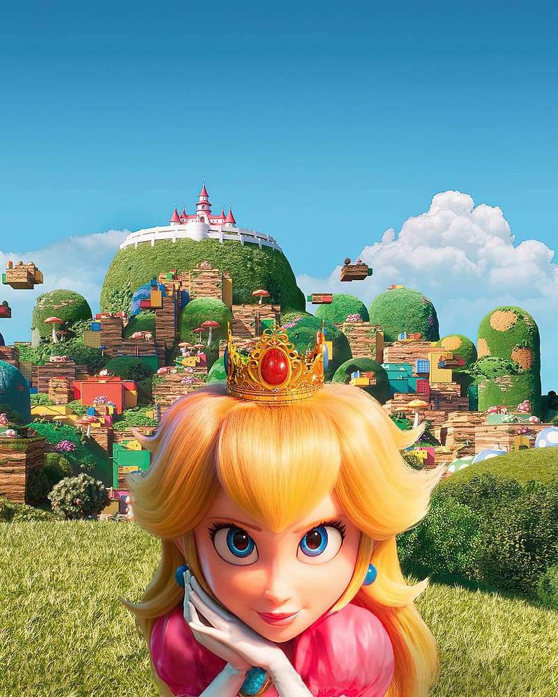 Princess Peach Mario Bros Movie Poster, HD phone wallpaper