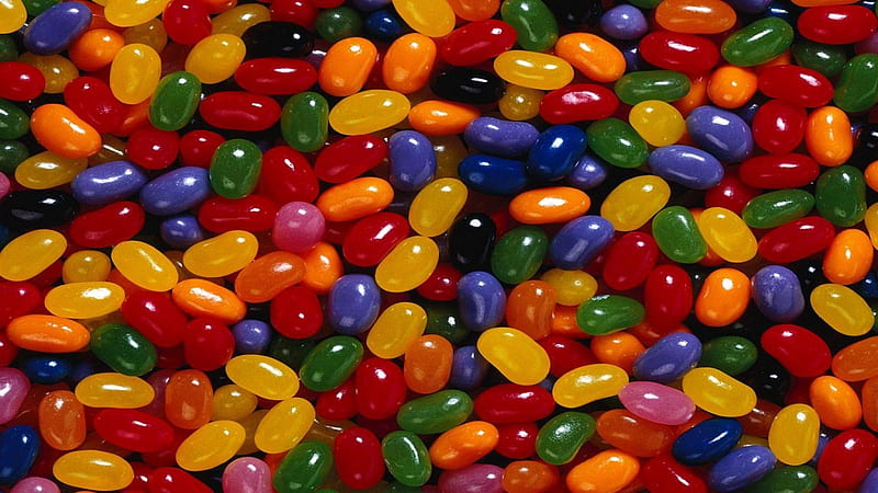 jelly beans, candy, lollies, jelly, beans, HD wallpaper