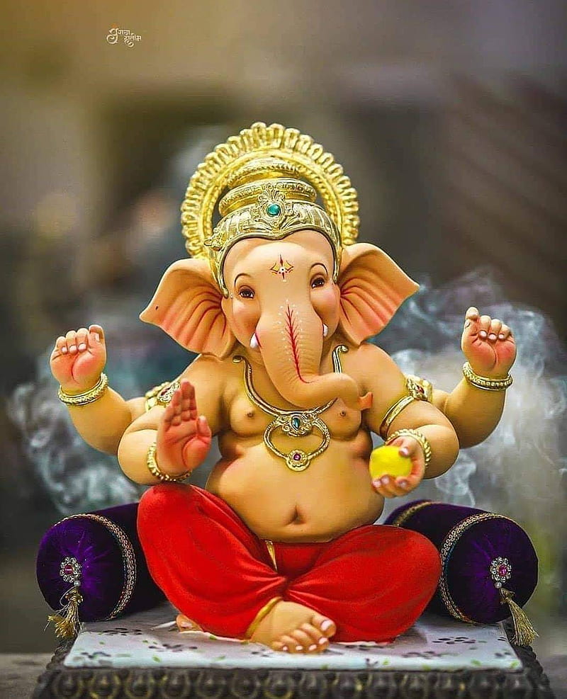 HD wallpaper: Lord Ganesha, Ganpati Bappa, Ganapati, 4K, Indian god |  Wallpaper Flare