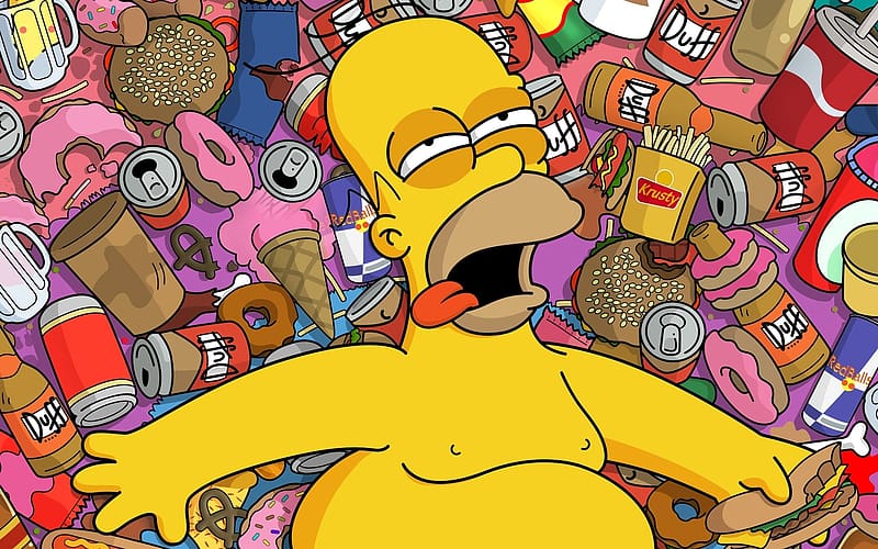 Funny, Homer Simpson, Tv Show, Humor, The Simpsons, Duff Beer, HD wallpaper