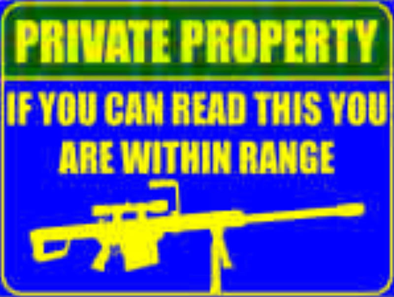 private property, dead, gun, kill, die, HD wallpaper
