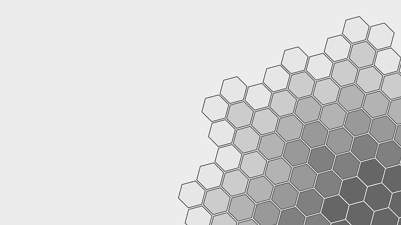 Abstract, Grey, Hexagon, Minimalist, HD wallpaper