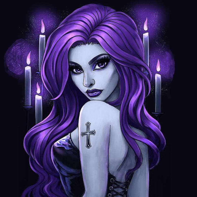 Goth Beauty , dark lady, HD phone wallpaper