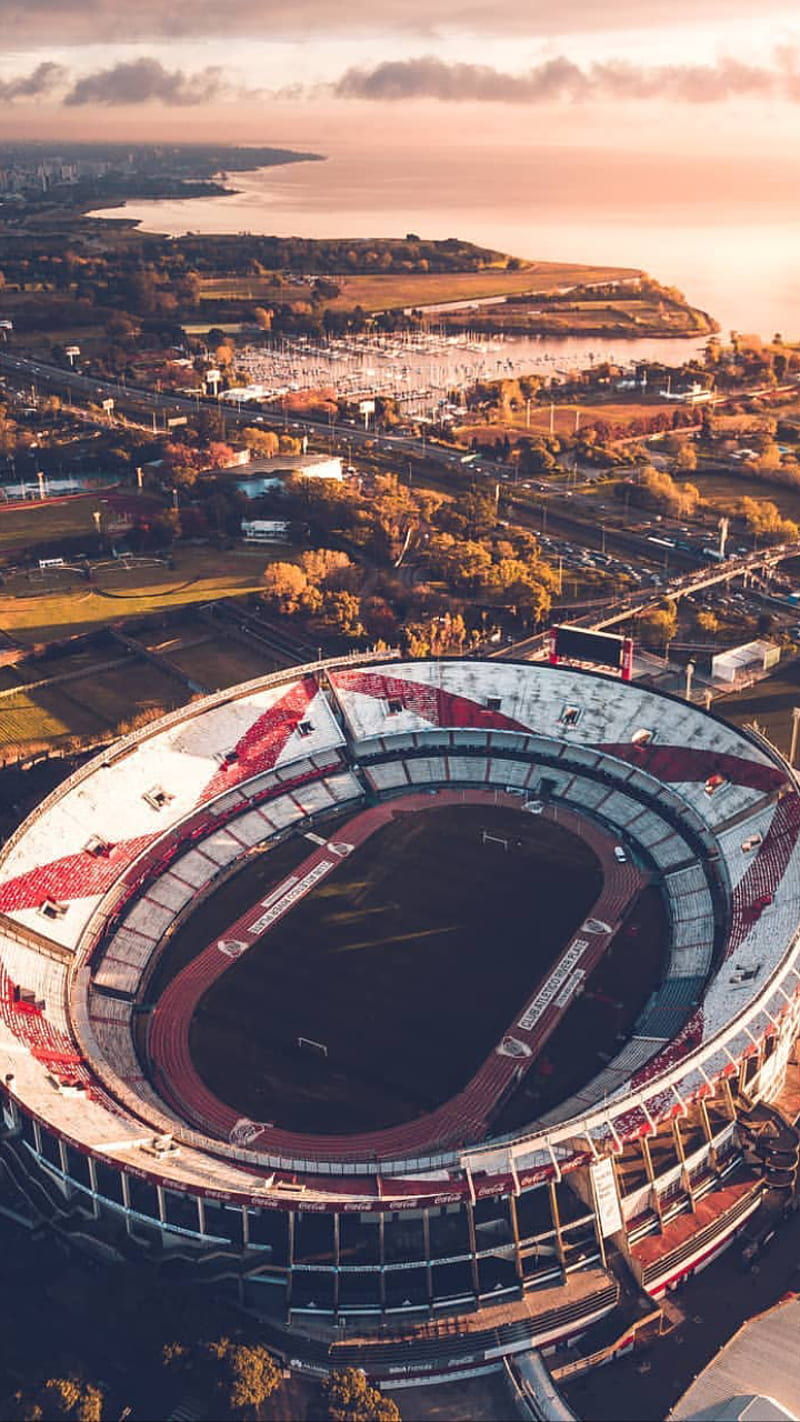 Estadio Monumental, river, plate, football, stadium, HD phone wallpaper