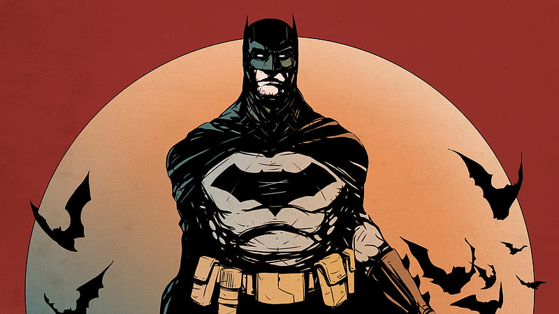 The Batman Art, batman, artwork, superheroes, digital-art, behance, HD wallpaper