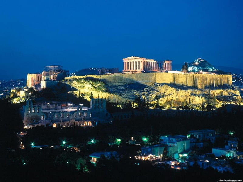 ܓ3465 Athens Wonderful Acropolis Evening Historical Ancient Greek - Android / iPhone Background ( Background / Android / iPhone) (, ) () (2022), Ancient Greece, HD wallpaper