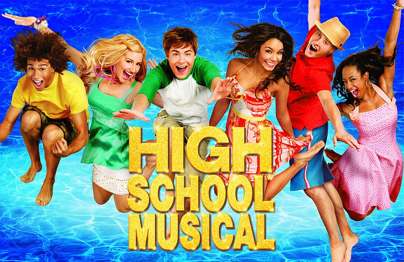 High School Musical, zak efron, vanessa anne hudgens, high school musical 3, hsm, HD wallpaper
