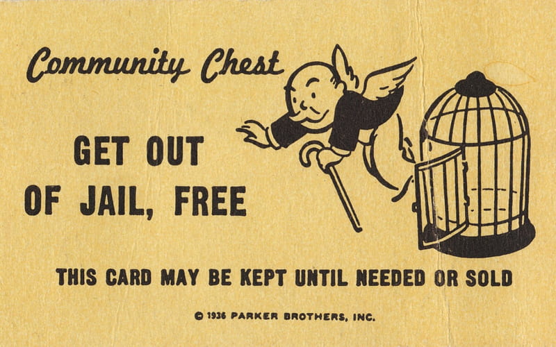 Get out of Jail for the Win, board game, monopoly, jail, HD wallpaper