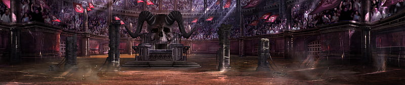 Mortal Kombat 9 Kahn's Coliseum, kahn, mortal, coliseum, kombat, 9, HD wallpaper