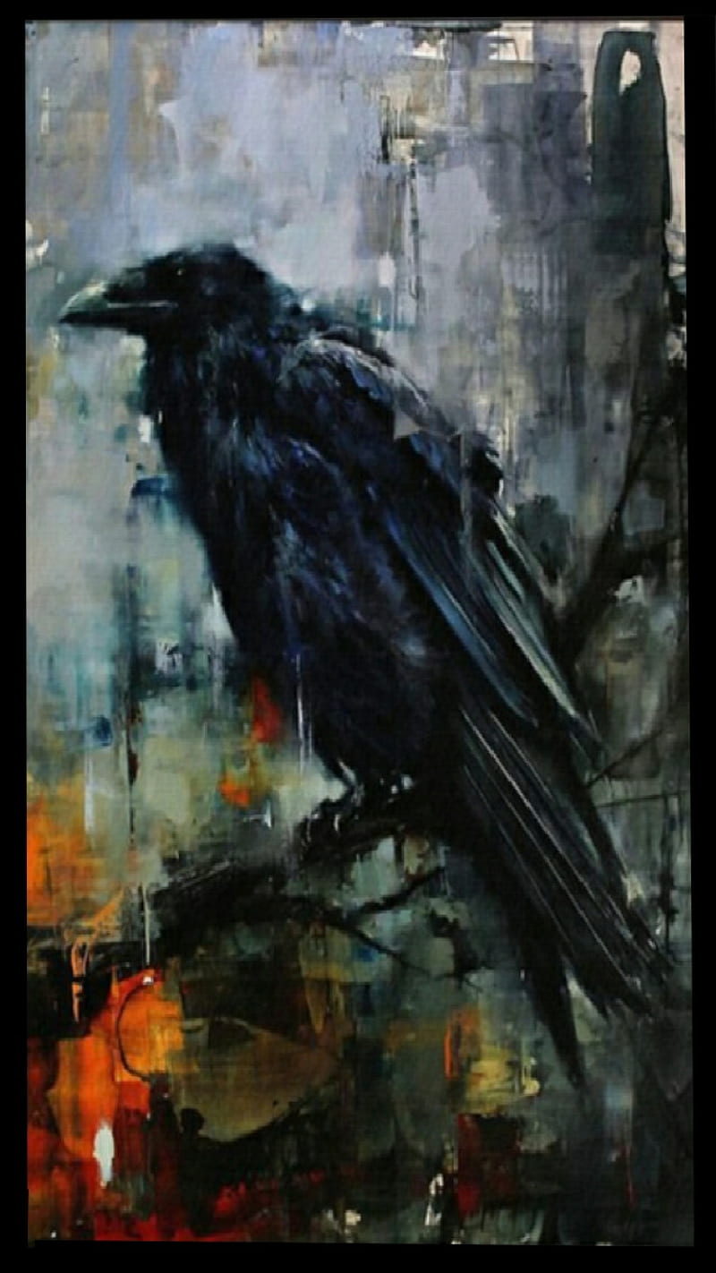Raven Feathers, movies, gothic, messenger, wings, bird, black, crow, spiritual, tarot, HD phone wallpaper