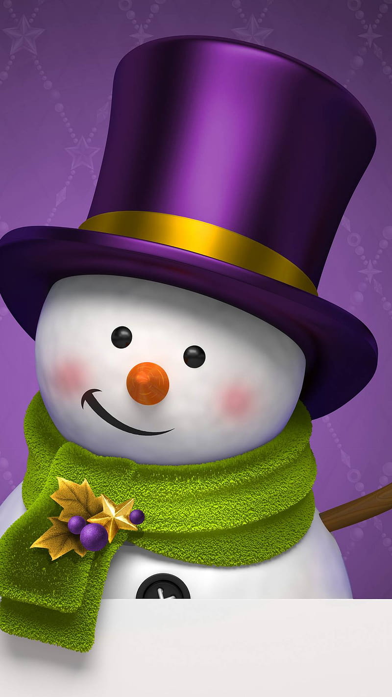 Christmas, jojojo, snowman, season, cute, christmas, worlds, holiday, purple minions, HD phone wallpaper