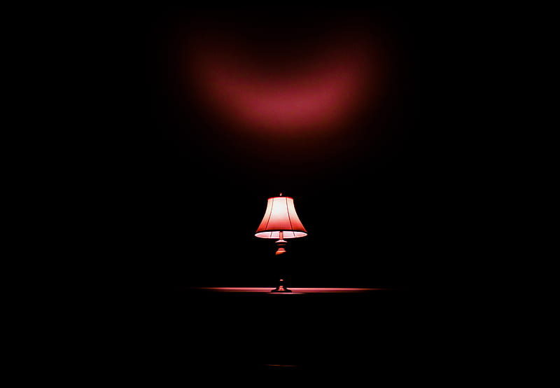 lamp, light, shadow, darkness, HD wallpaper