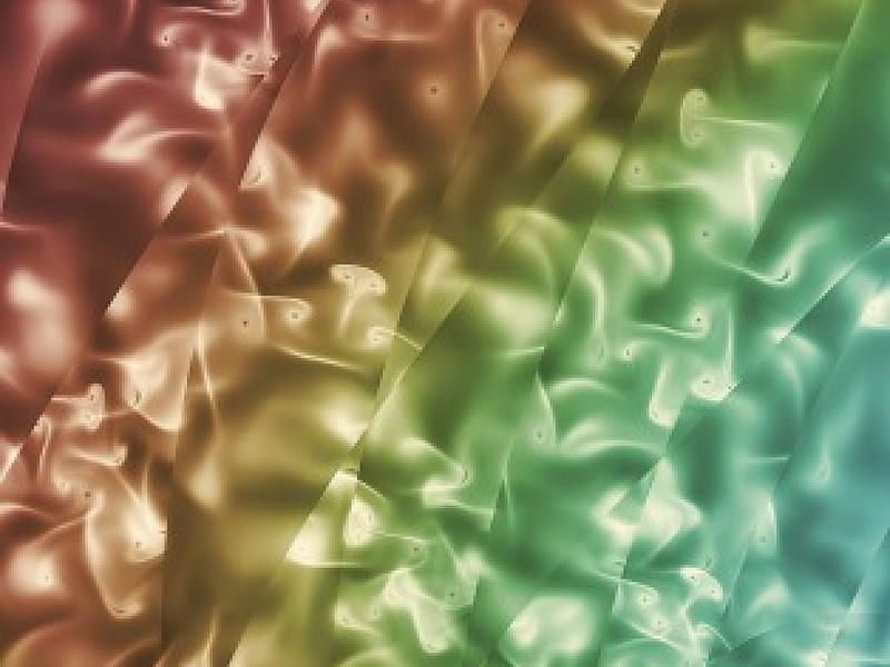 Rainbow Gnarl, rainbow, fractal, HD wallpaper