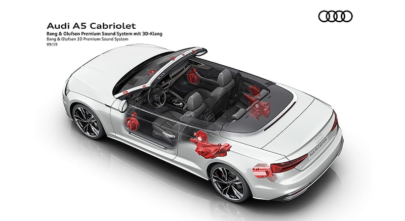 2020 Audi A5 Cabriolet - Bang and Olufsen 3D Premium Sound System , car, HD wallpaper
