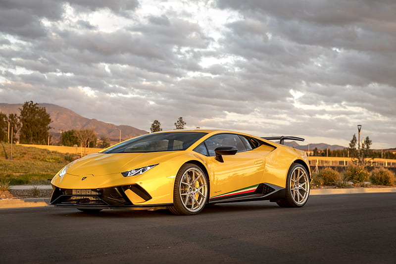 Lamborghini Peformante Huracan Yellow , lamborghini-huracan-performante, lamborghini-huracan, lamborghini, 2019-cars, carros, HD wallpaper