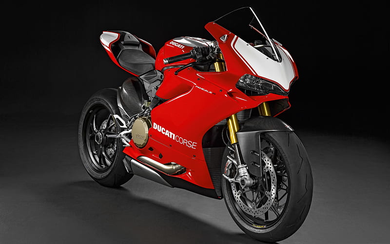 Ducati Superbike Panigale R, 2017, red sports bike, superbike, italian motorcycles, Ducati, HD wallpaper