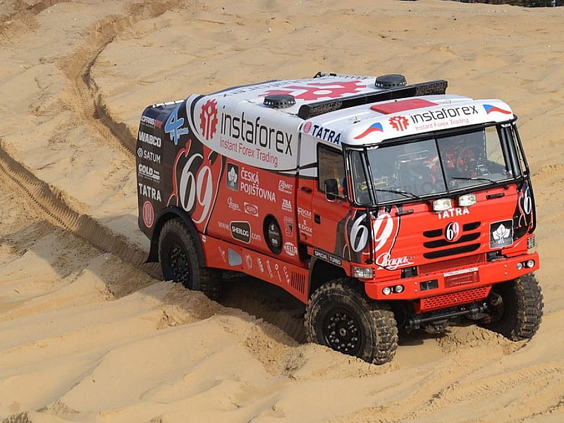 Tatra Dakar Race Truck, thrill, endurance, rally, Offroad, HD wallpaper