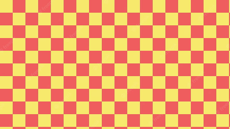Premium Vector. Cute pastel orange and yellow checkers gingham plaid checkerboard pattern aesthetic illustration perfect for backdrop postcard background for your design, HD wallpaper