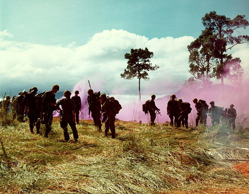 Pop Smoke, vietnam war, grunts, soldiers, vietnam, HD wallpaper