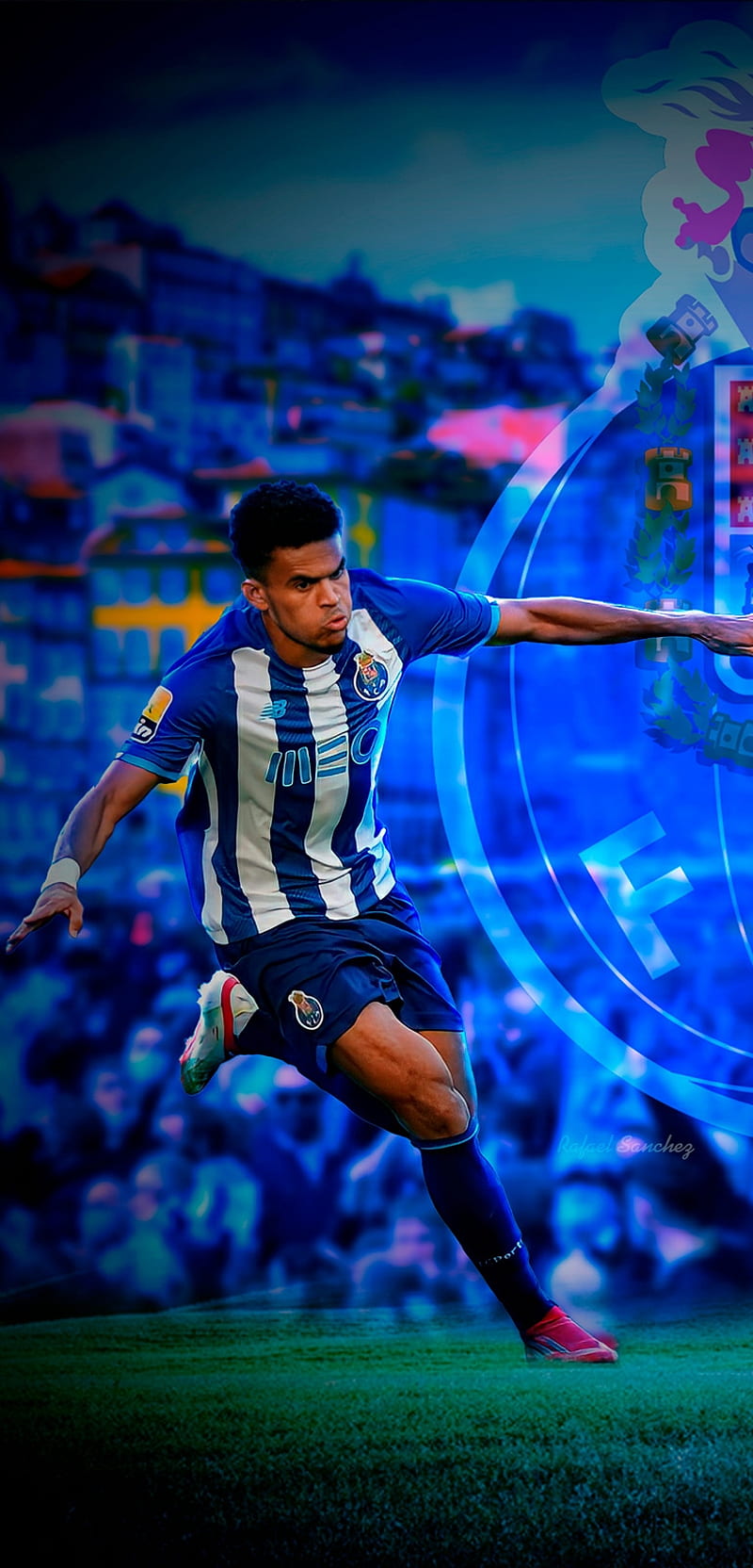 Luis Diaz Porto, sports uniform, soccer, oporto, fútbol, luis diaz, HD phone wallpaper