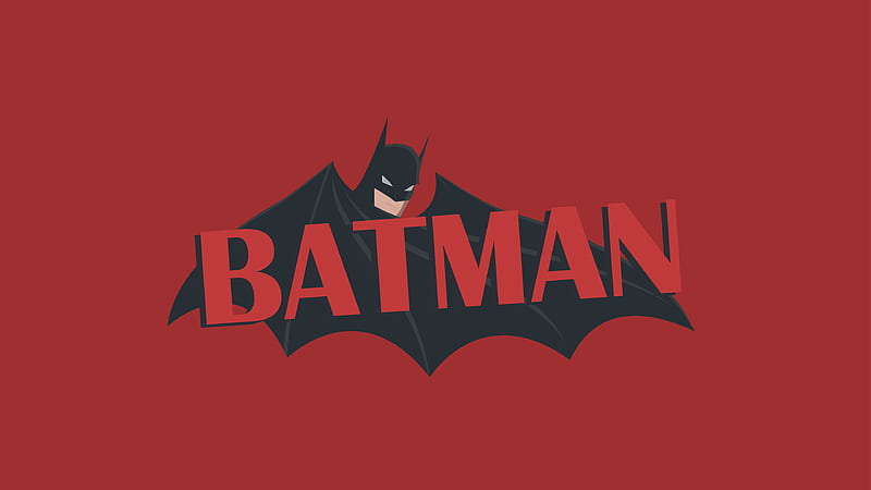 Batman New Minimalism, batman, superheroes, digital-art, artwork, behance, HD wallpaper
