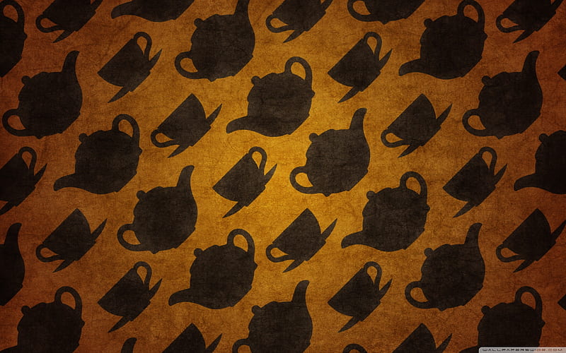 teacups pattern-Alice in Wonderland Movie 01, HD wallpaper