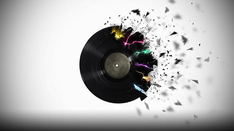 awesome , colorful, music, black, nice, cool, awesome, pieces, white, album, HD wallpaper