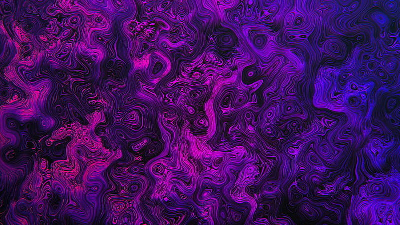 Dark Purple Shapes Pattern Abstraction Purple, HD wallpaper