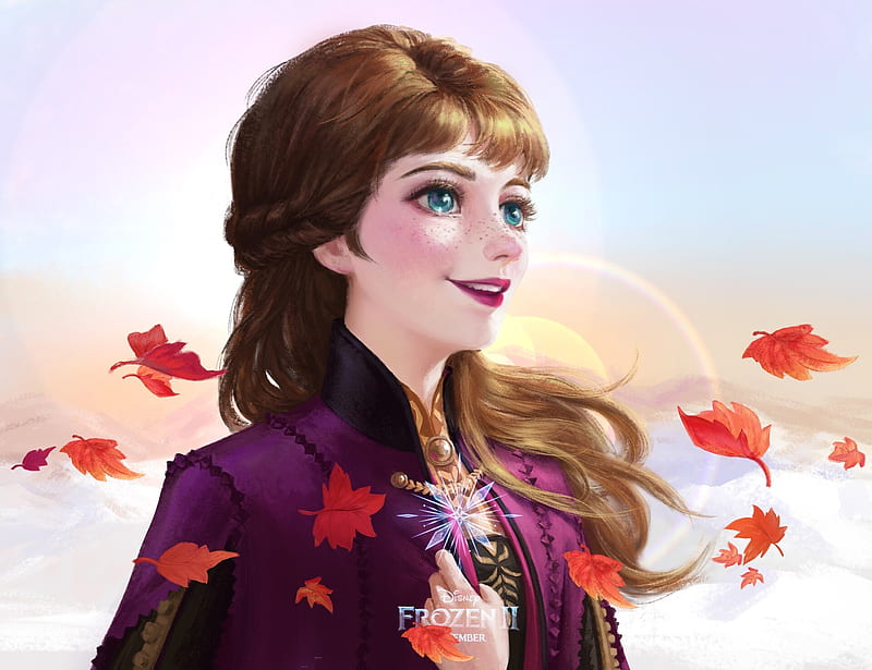 Beautiful Elsa with Frozen Power Cartoon Character Frozen 2 Desktop  wallpapers 1152x864