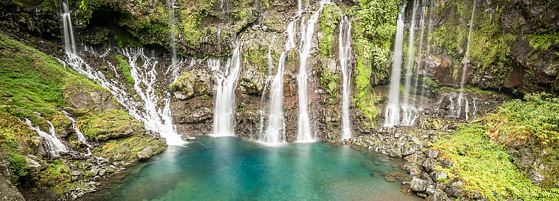 Living on one of nature's mightiest forces, Reunion Island, HD wallpaper